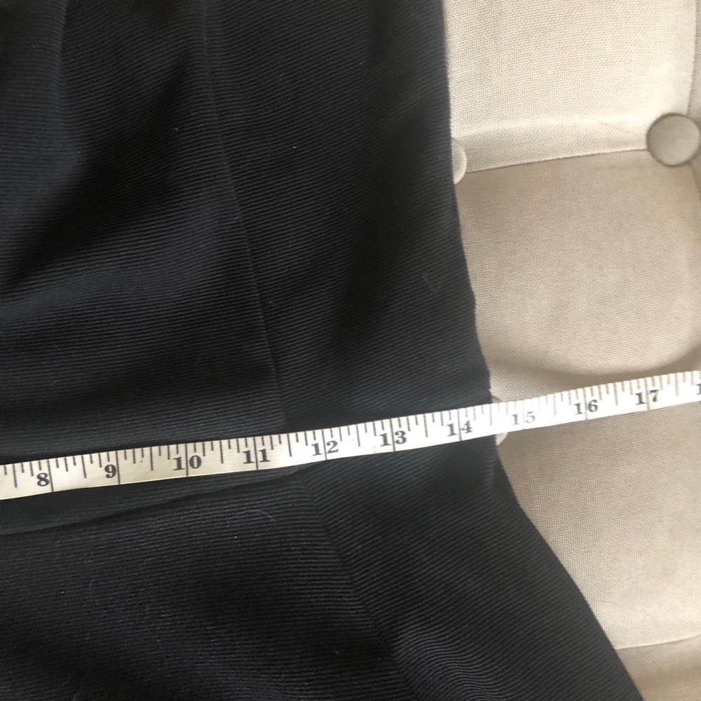 Divided Ribbed Little Black Dress - Picture 7 of 8